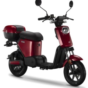 IVA S2 e-scooter rood met koffer productfoto
